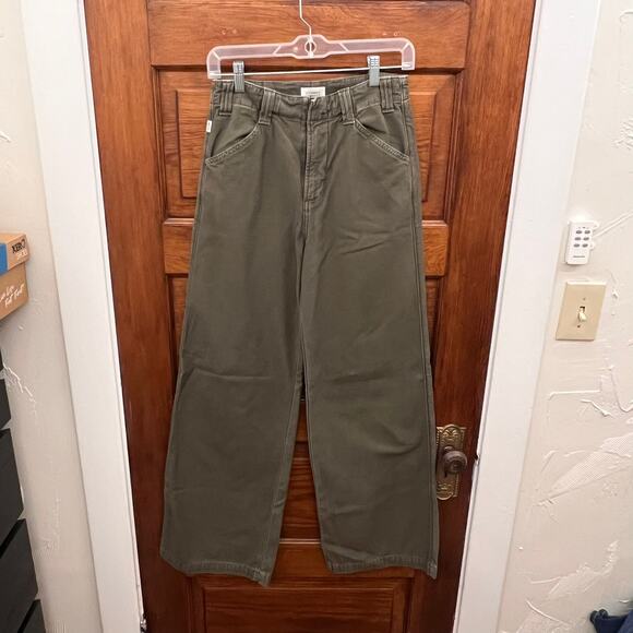 Citizens of Humanity Paloma Utility Trousers Tea Leaf Green sz 23 $248 NWOTs - Picture 1 of 16